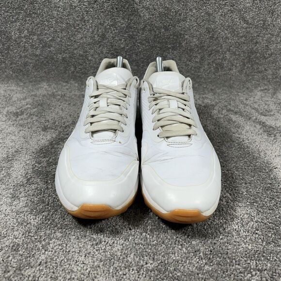 Nike Air Max 1 AQ0863-101 Mens Size 9.5 White Gum Spikeless Golf Shoes Used - Picture 3 of 11